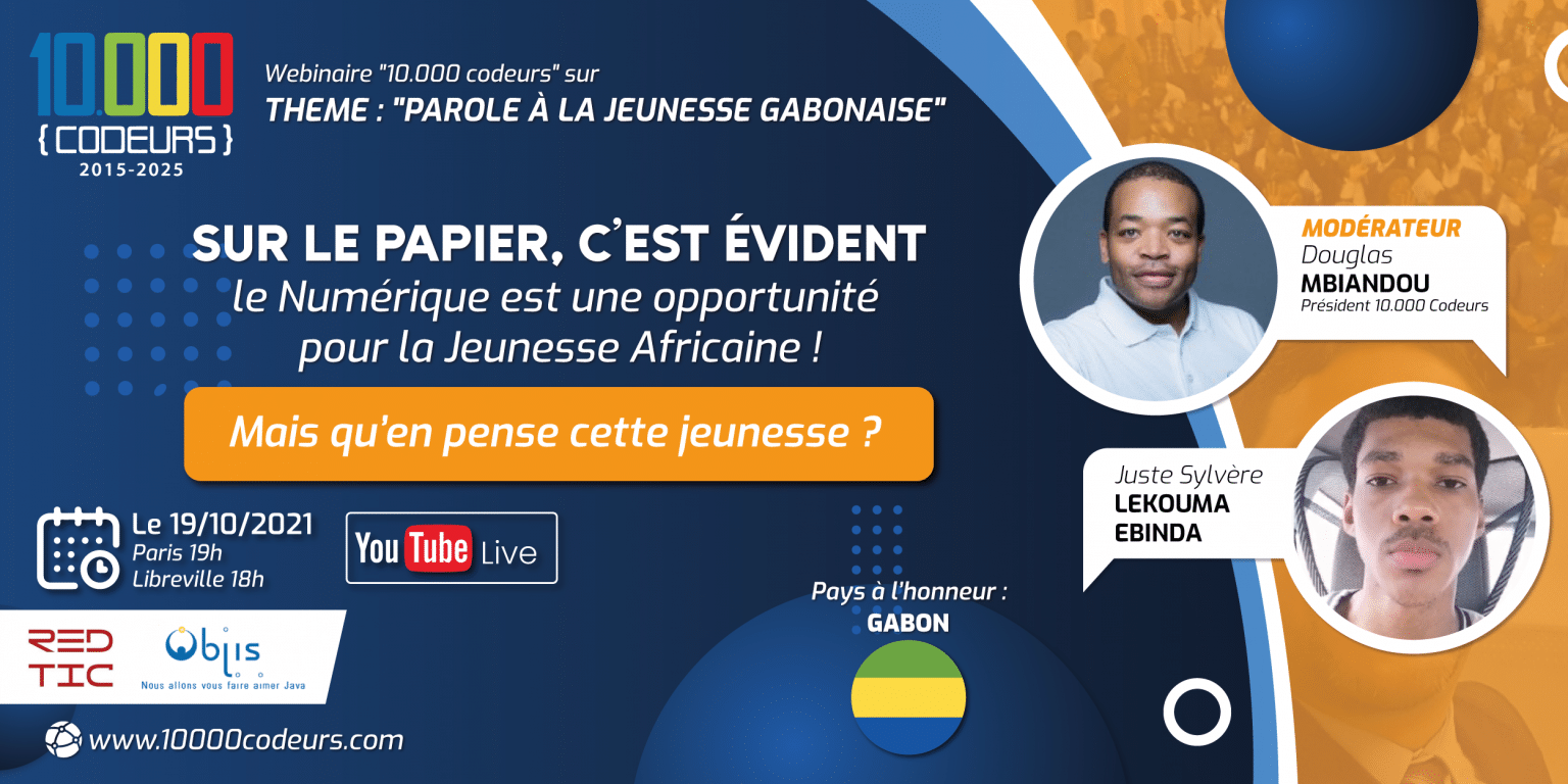 Parole à la jeunesse Gabonaise avec Douglas MBIANDOU et LEKOUMA EBINDA Juste Sylvère