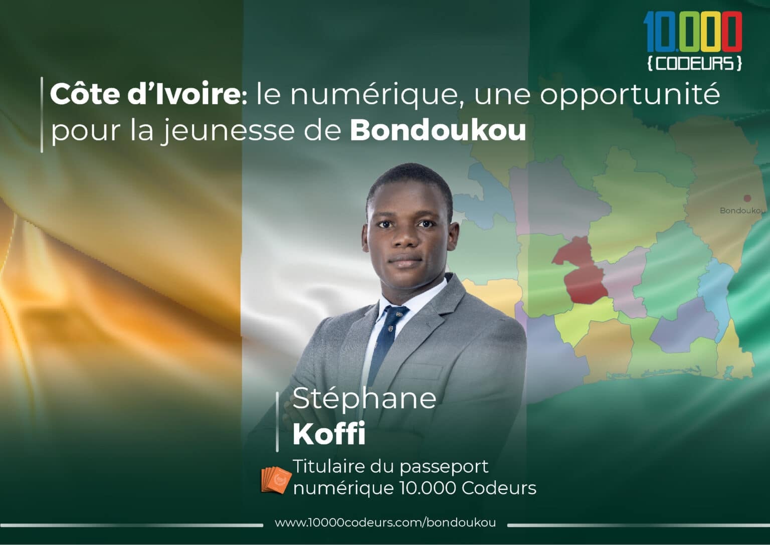 Côte d’Ivoire : accompagner la jeunesse de Bondoukou vers les métiers du numérique