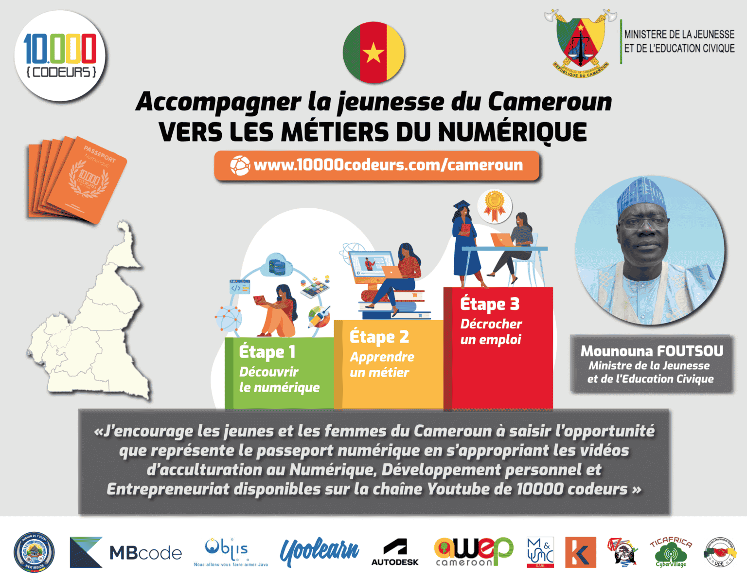 Cameroun : Formation aux métiers du Numérique