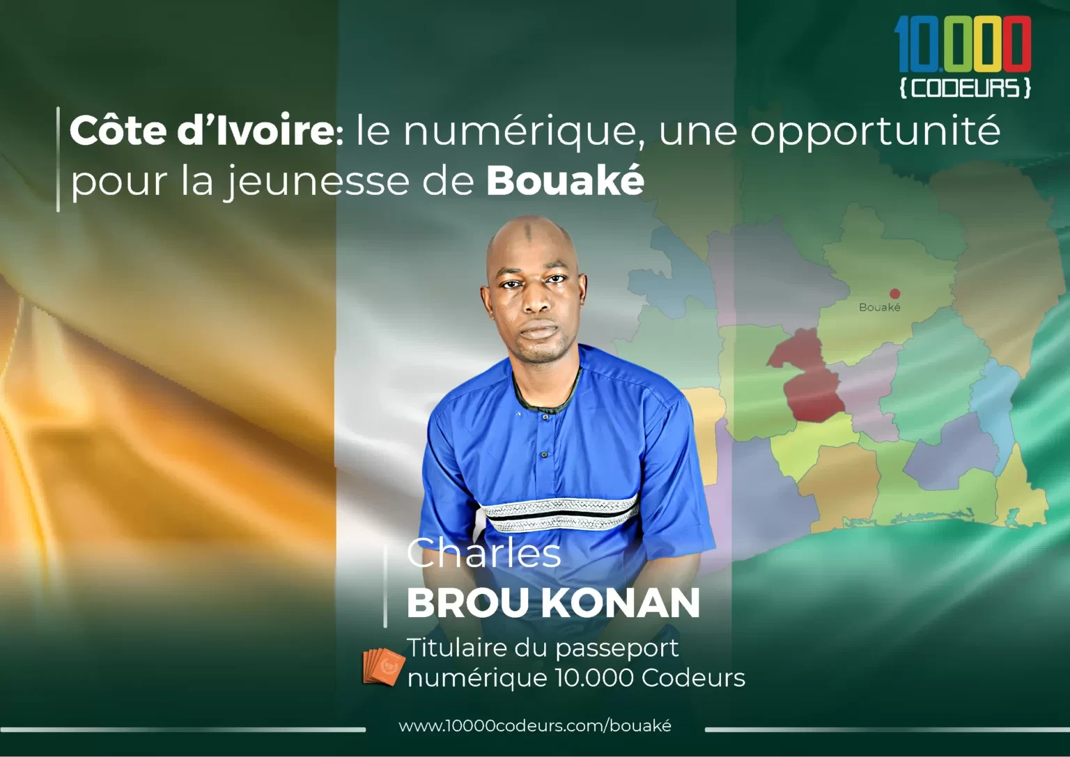 Côte d’Ivoire : accompagner la jeunesse de Bouaké vers les métiers du numérique
