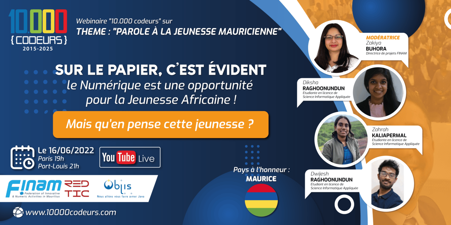 Numérique : parole à la Jeunesse Mauricienne!
