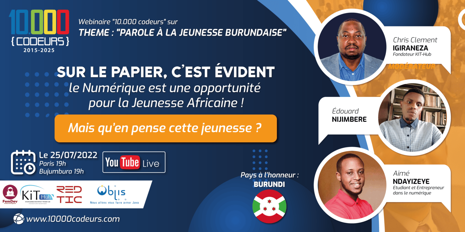 Numérique : parole à la Jeunesse Burundaise