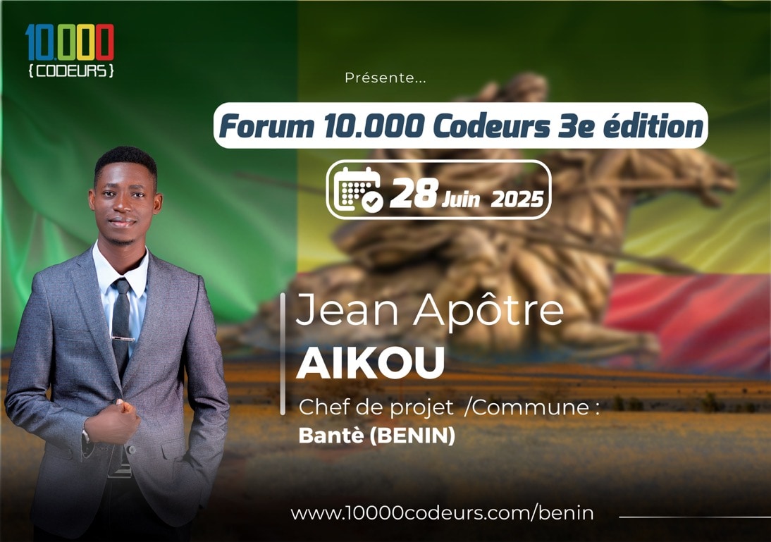 Bénin : forum « 10.000 Codeurs » à Bantè