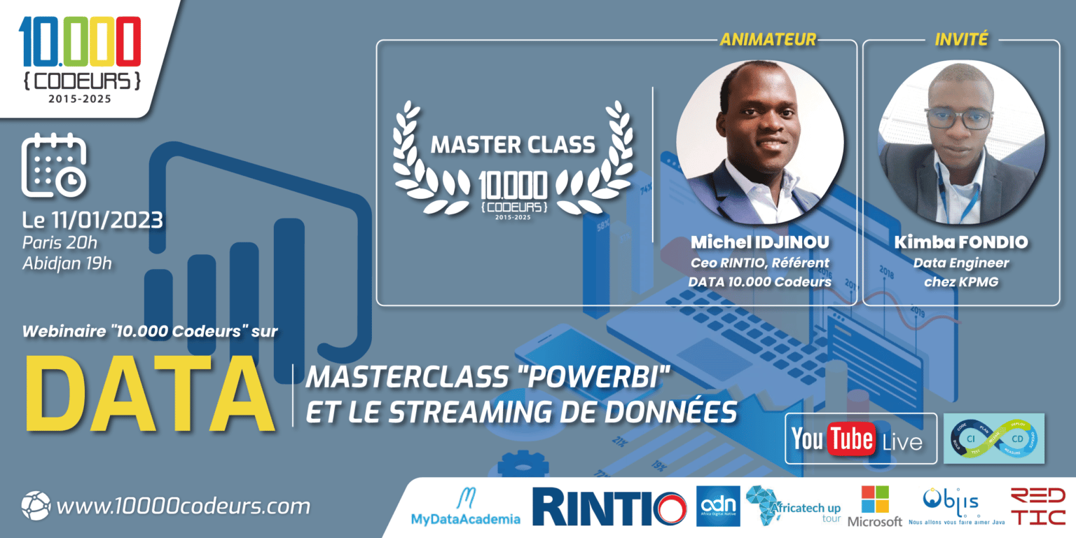 Masterclass « PowerBI » et le streaming de données