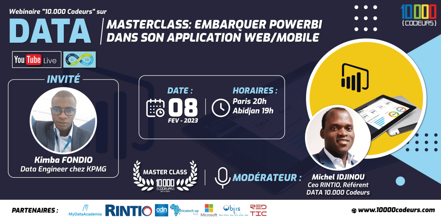 Masterclass: Embarquer PowerBI dans son application web/mobile