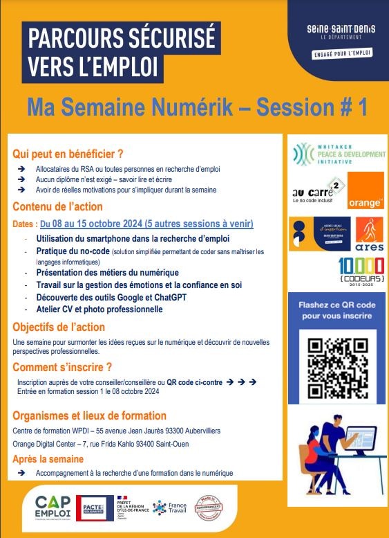 Ma semaine Numérik