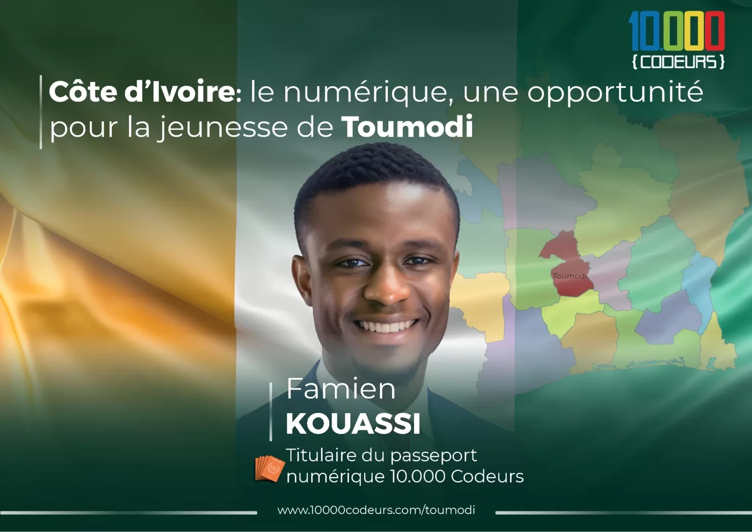 Côte d’Ivoire : accompagner la jeunesse de Toumodi vers les métiers du numérique et l’entrepreneuriat