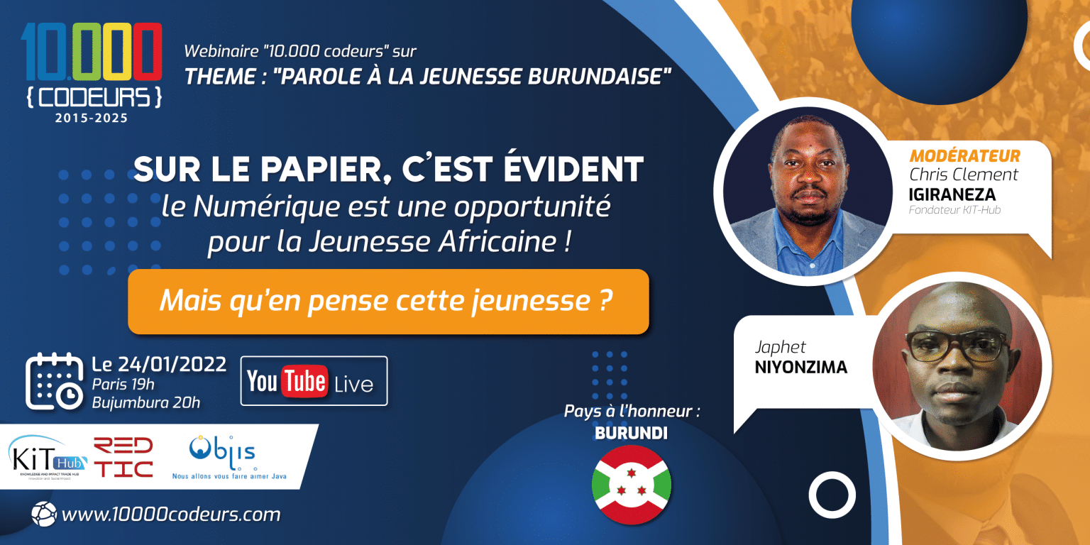 Numérique : parole à la Jeunesse Burundaise