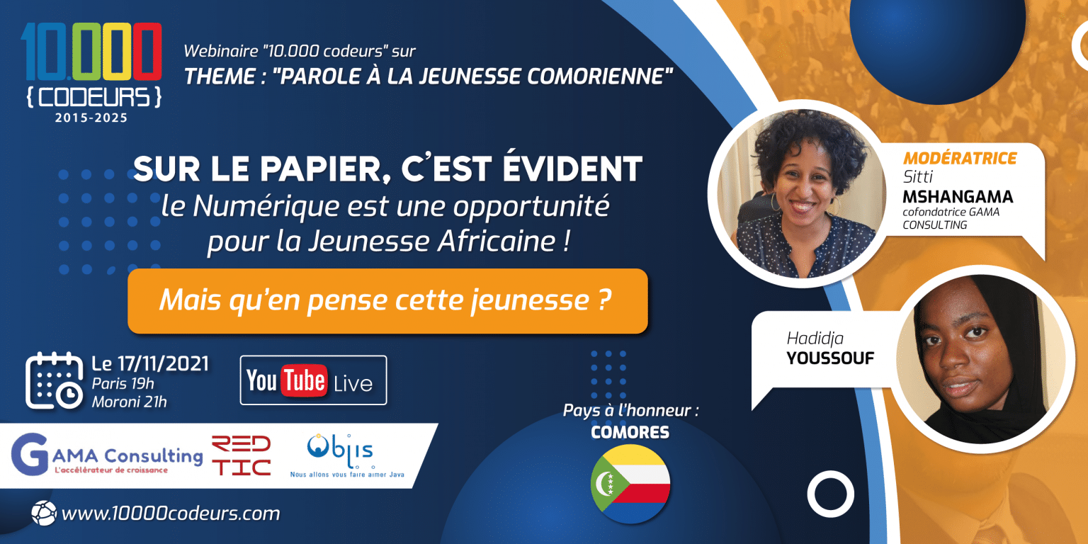 Numérique : parole à la Jeunesse Comorienne!