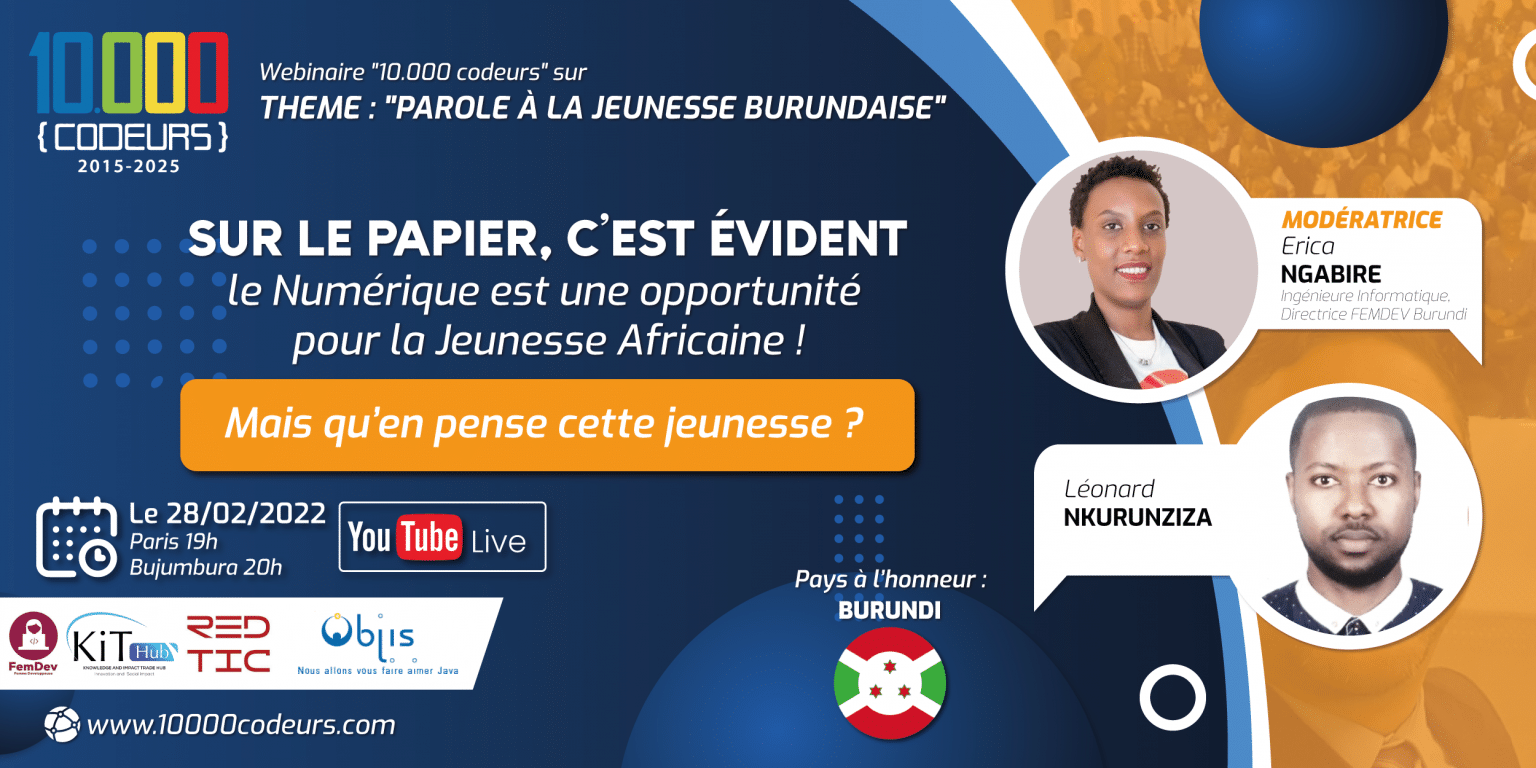 Numérique : parole à la Jeunesse Burundaise
