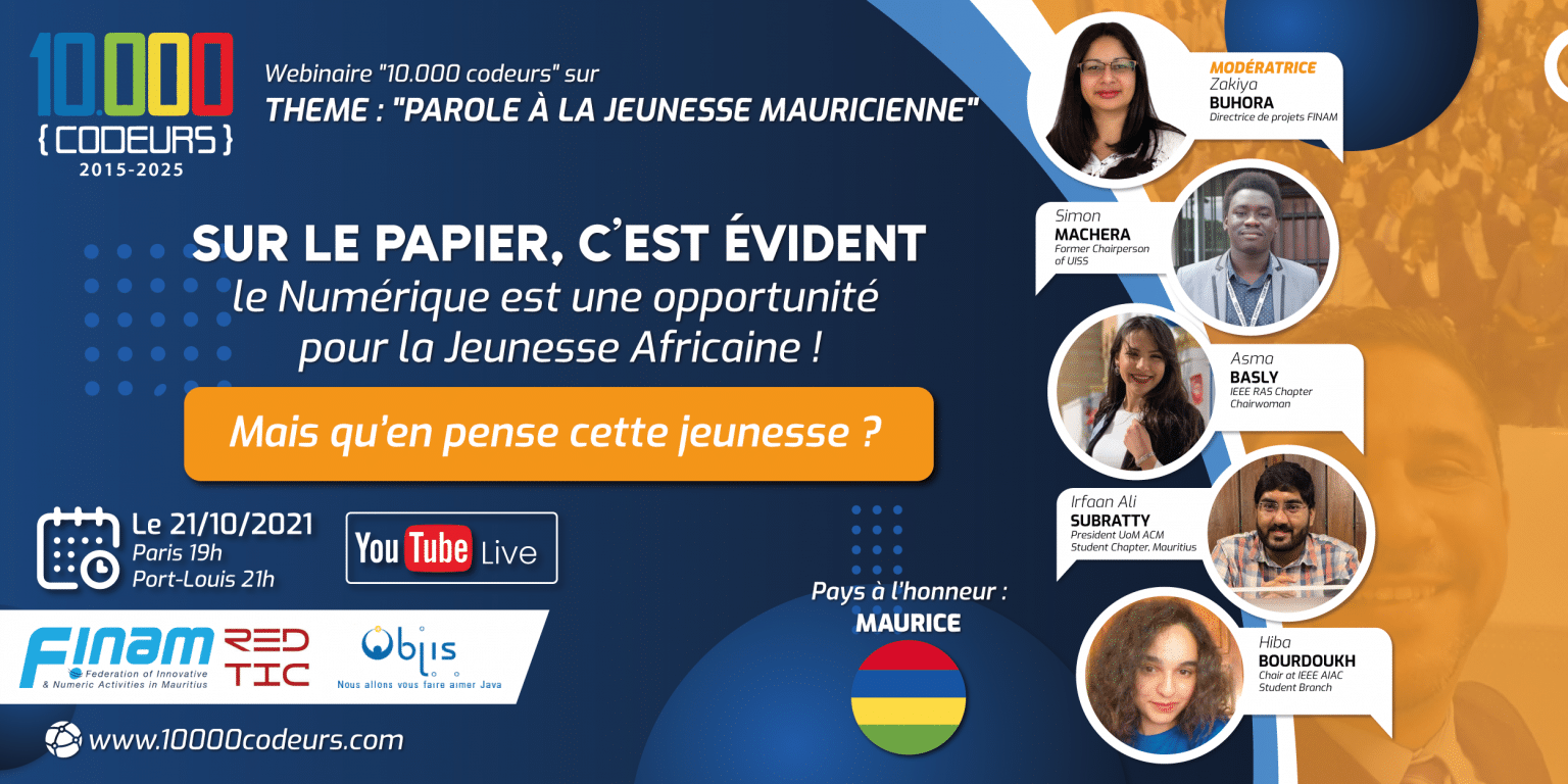 Numérique : parole à la Jeunesse Mauricienne!