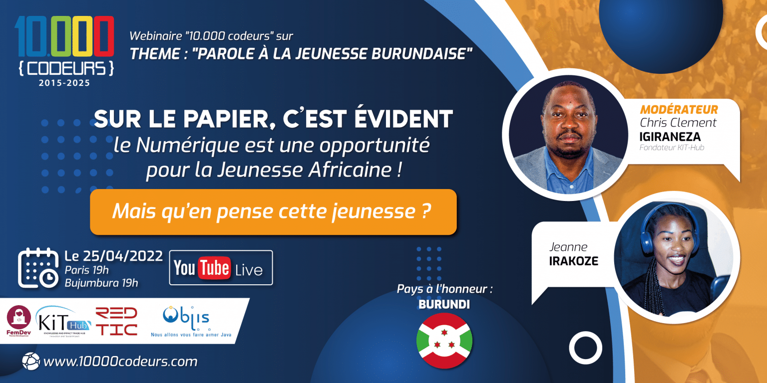 Numérique : parole à la Jeunesse Burundaise