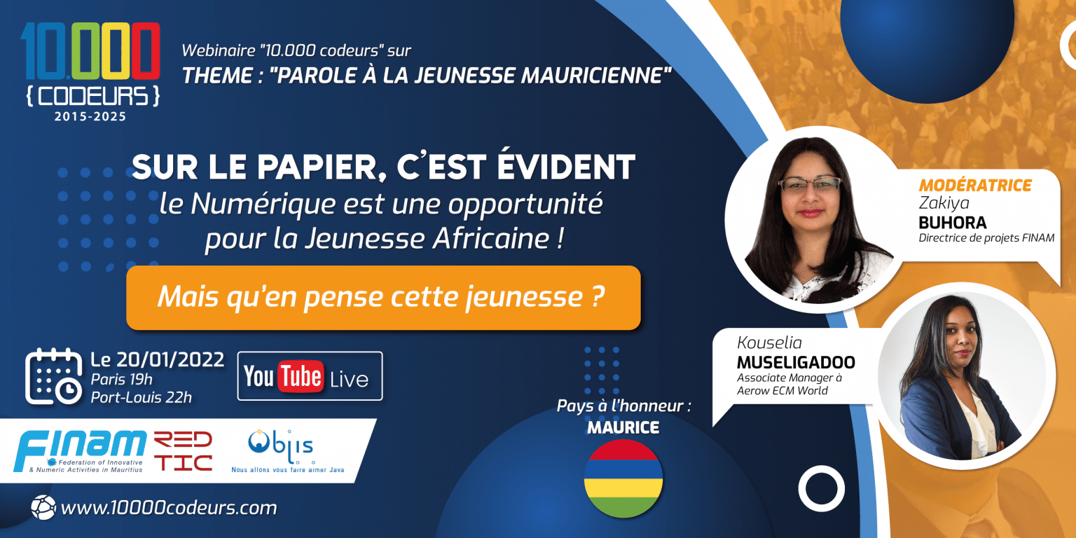 Numérique : parole à la Jeunesse Mauricienne!
