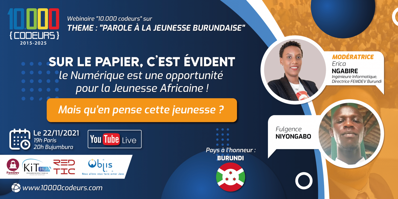Numérique : parole à la Jeunesse Burundaise