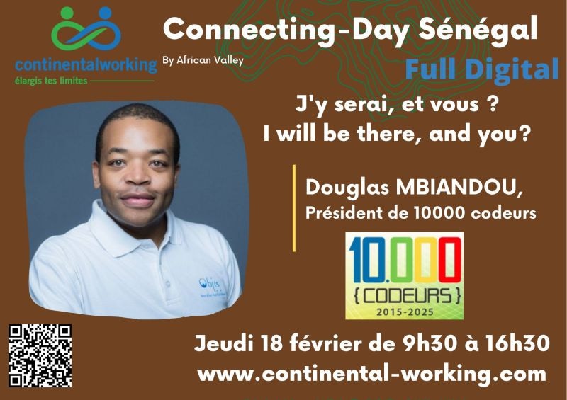 Douglas MBIANDOU Speaker du CONNECTING DAY spécial SENEGAL 18/02/2021
