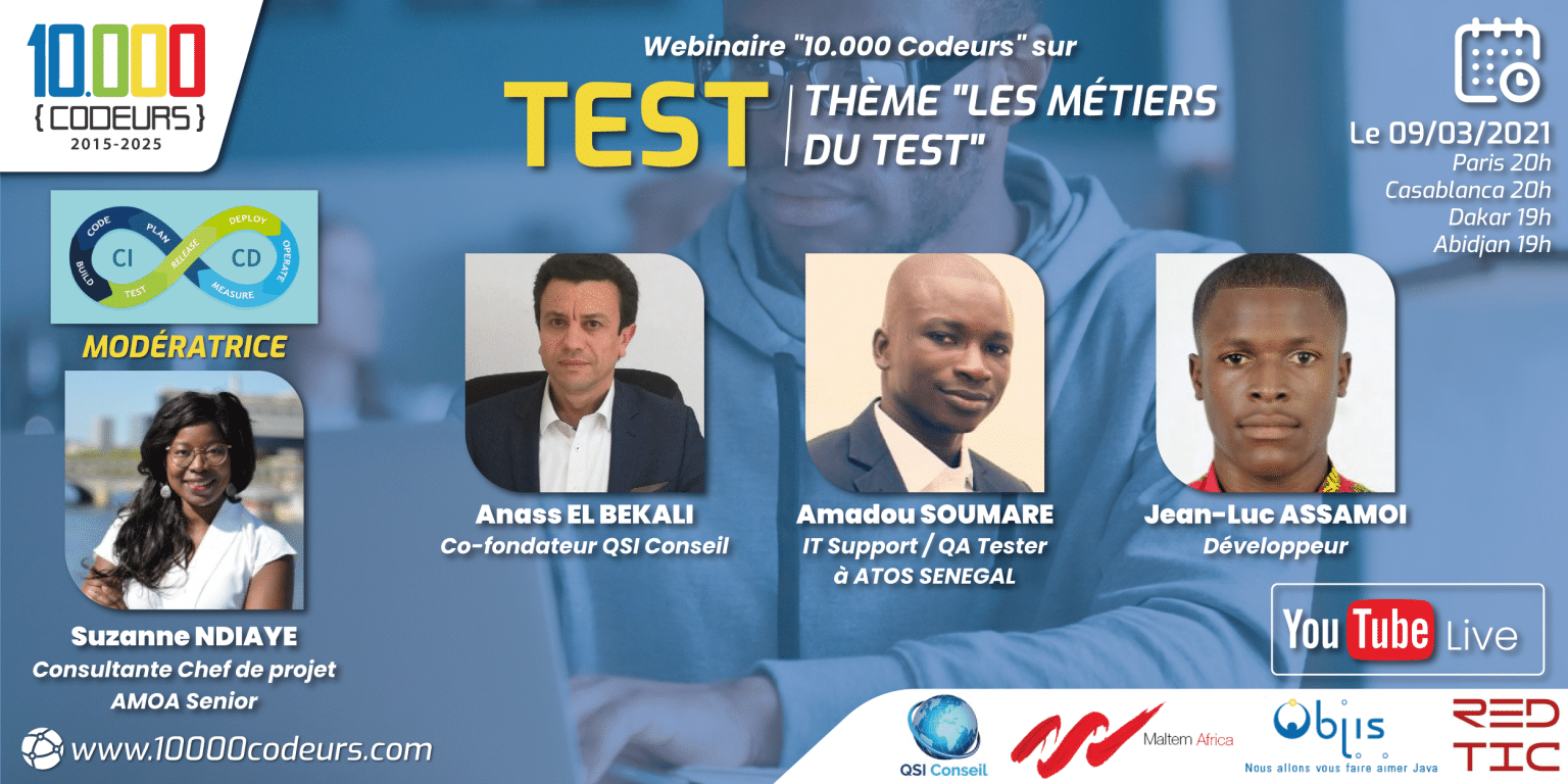 Les métiers du TEST expliqués à la Jeunesse Africaine