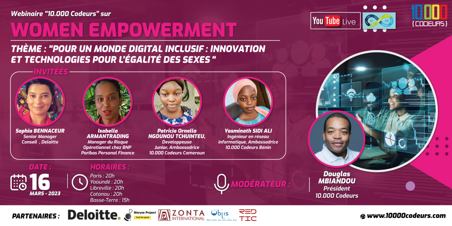 Pour un monde digital inclusif : innovation et technologies pour l’égalité des sexes
