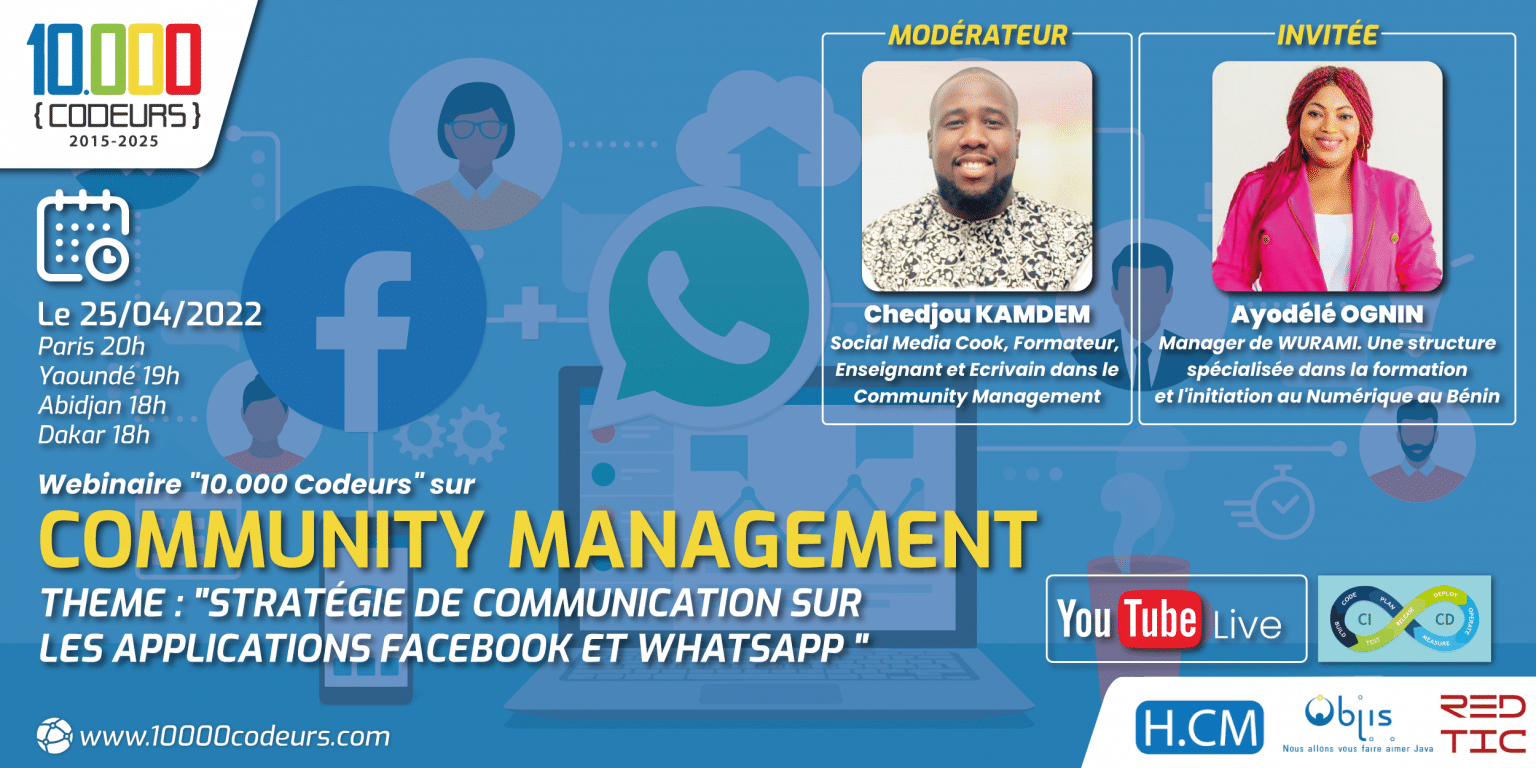 Stratégie de communication sur les applications Facebook et WhatsApp